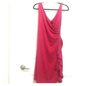 Express hot pink dress